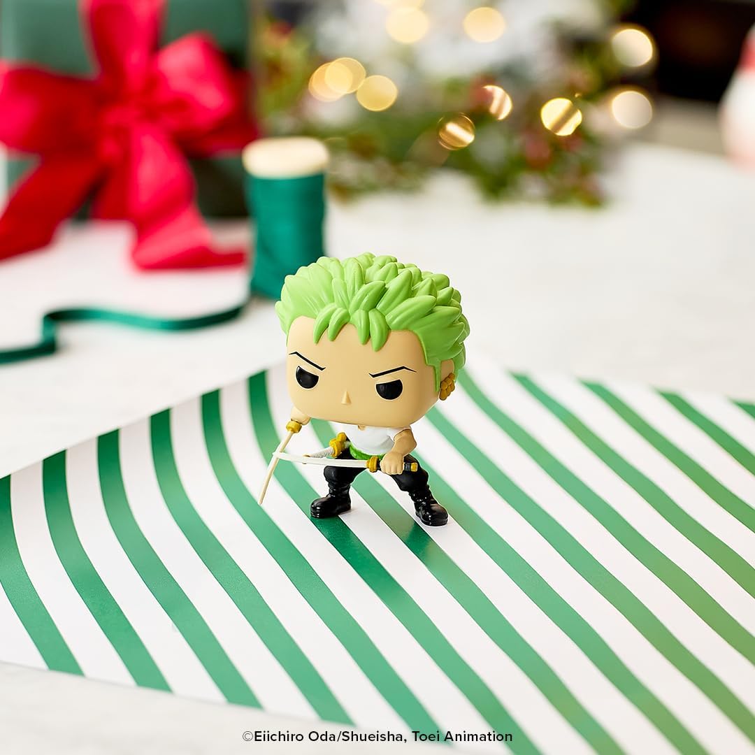 Funko Pop! Animation: One Piece - Roronoa Zoro - 1/6 Odds for Rare Chase Variant - Collectable Vinyl Figure - Gift Idea - Official Merchandise - for Kids & Adults - Anime Fans