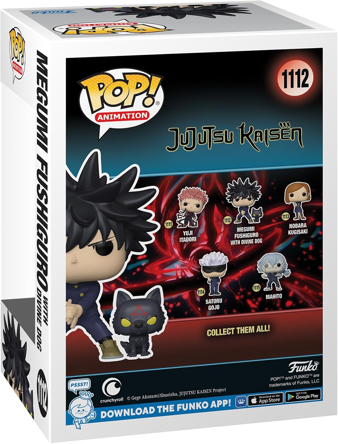 Funko Pop & Buddy: Jujutsu Kaisen - Megumi Fushiguro with Dogs - Collectable Vinyl Figure - Gift Idea - Official Merchandise - Toys for Kids & Adults - Anime Fans - Model Figure for Collectors