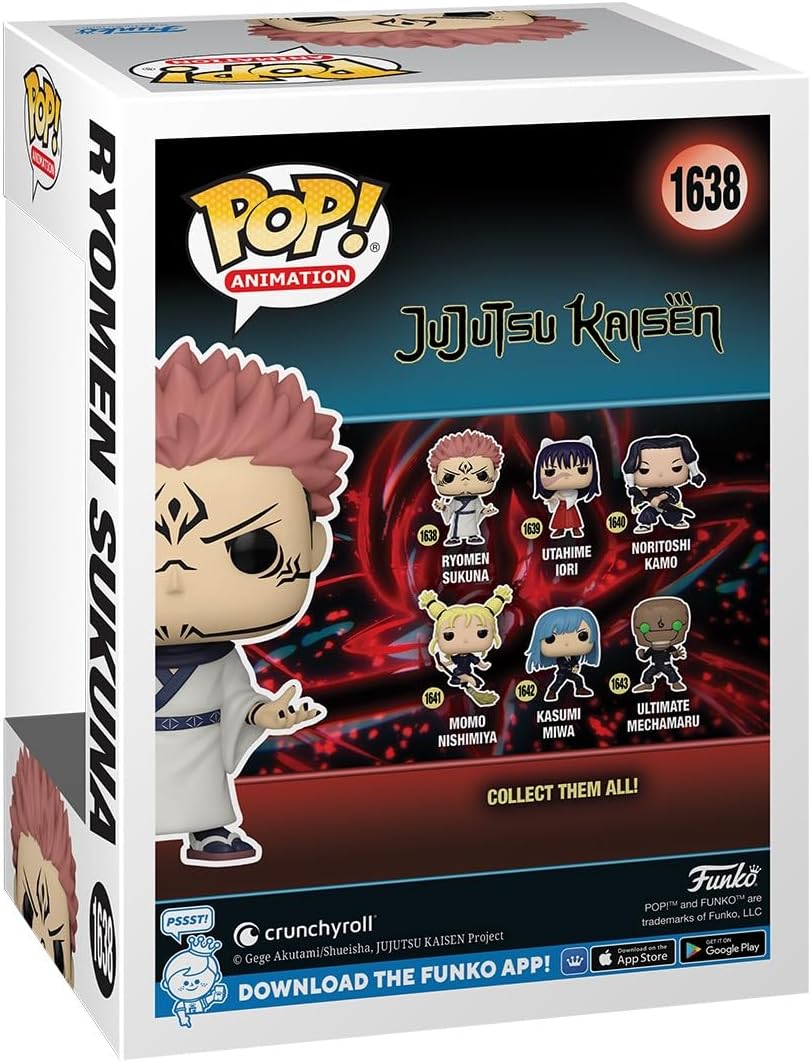 Funko POP! Animation: Jujutsu Kaisen - Sukuna - Collectable Vinyl Figure - Gift Idea - Official Merchandise - for Kids & Adults - Anime Fans - Model Figure for Collectors and Display
